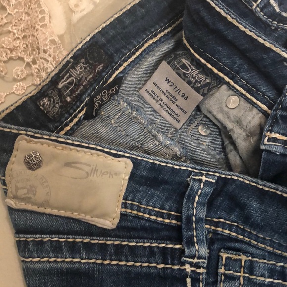 Silver Aiko sz27 Baby Boot Jeans - Picture 4 of 5